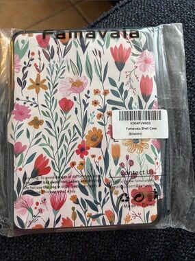FAMAVALA Floral Shell Case - Pink, Green, Orange